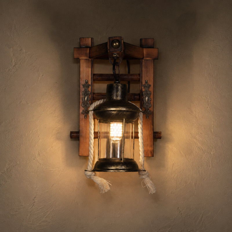 Vintage 1 - Light Wall Sconce Dimmable Bathroom Vanity Light Barn Light