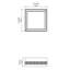 Cristais 1 - Light LED Flush Mount-68274592-99923456