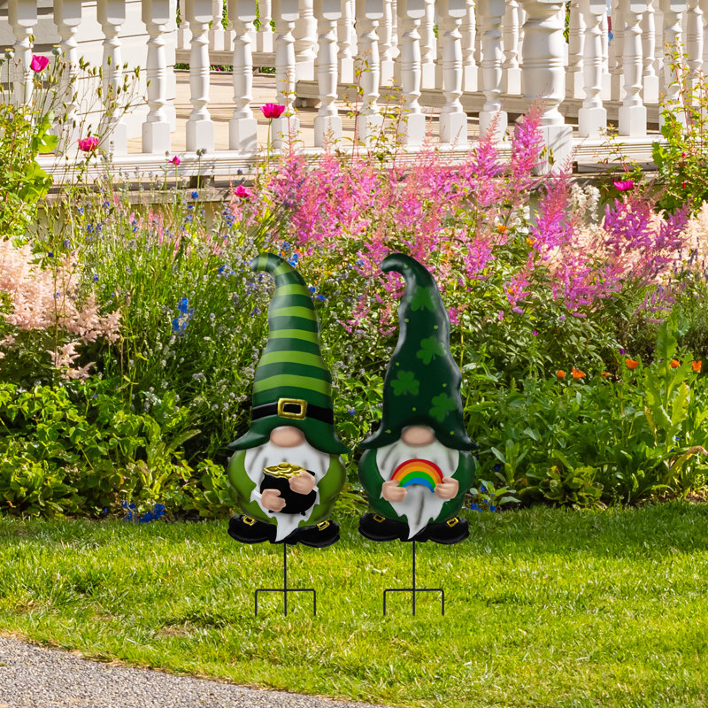 Ensemble de panneaux de jardin 2 pièces Patrick's Day
