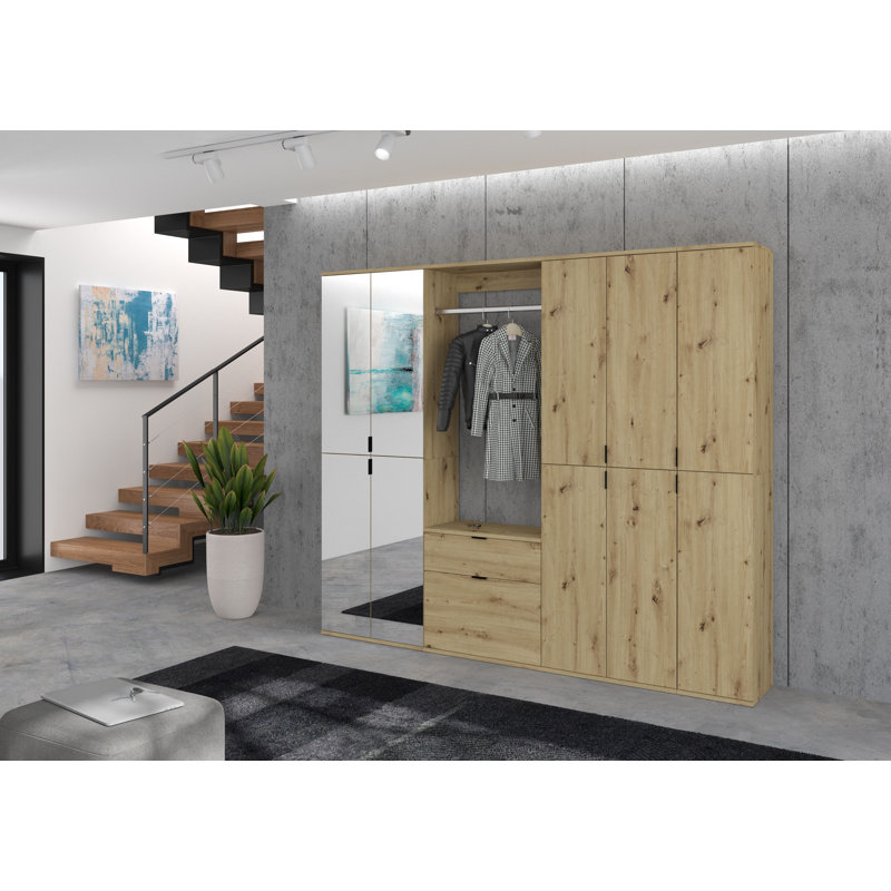 Myisha Wardrobe Combination, Artisan oak