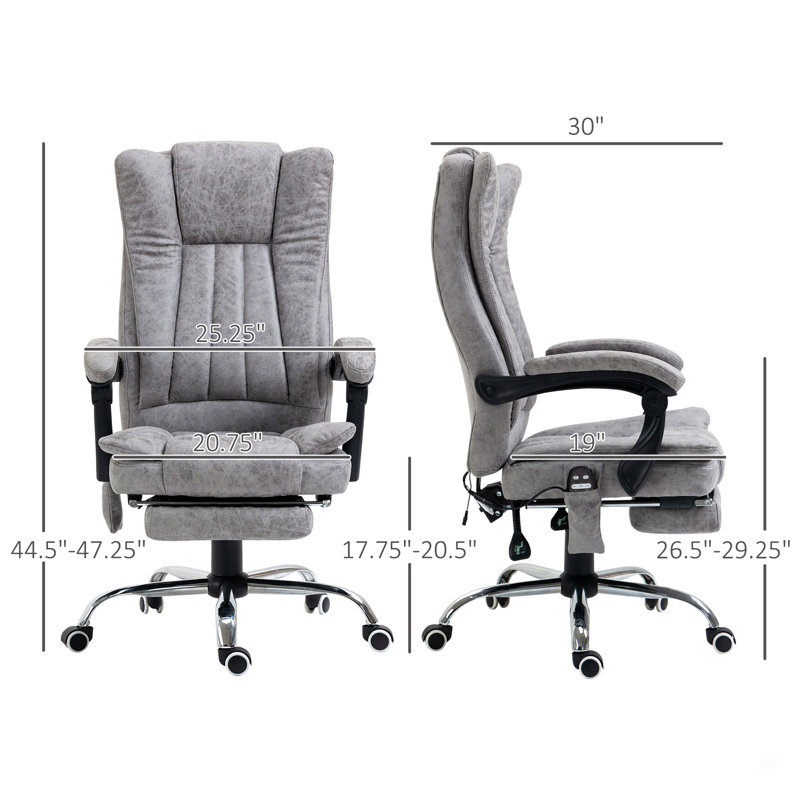 Fauteuil de bureau inclinable à dossier haut Vinsetto