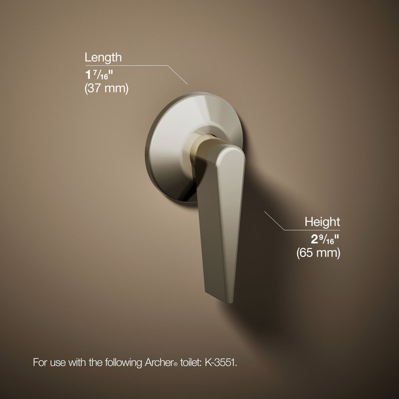 Archer Trip Lever, Vibrant Polished Nickel