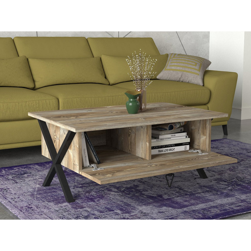 Table basse avec rangement Henning