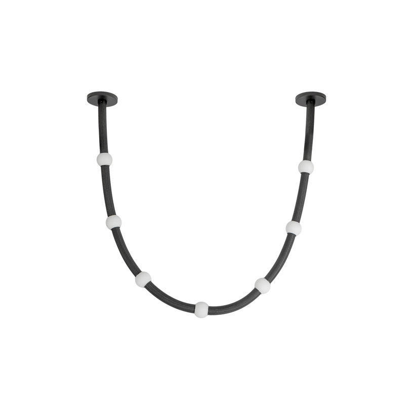Luminaire suspendu Corda, 78,75 po de largeur, 32 W, 7 lumières