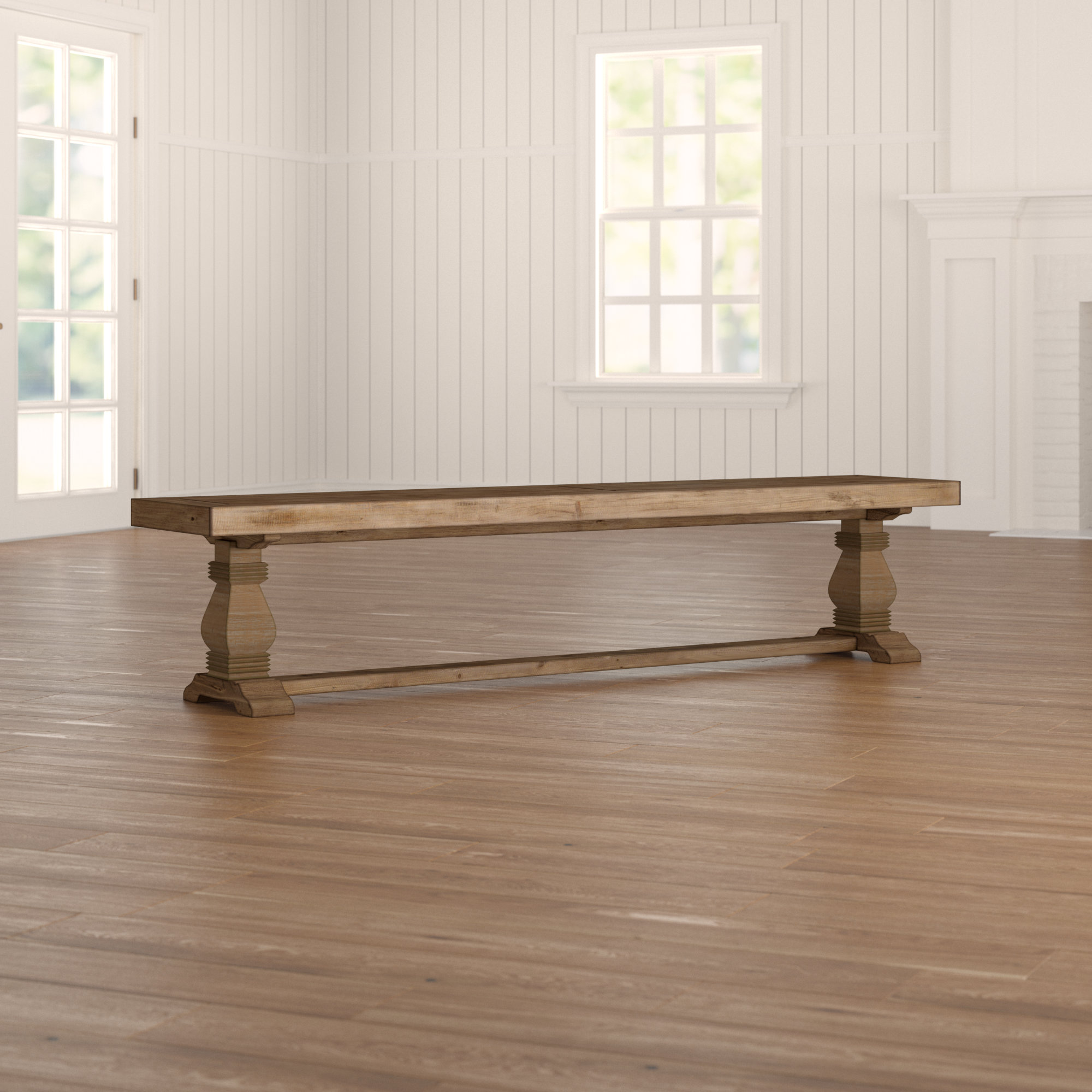 Kosas Home Kinston Solid Wood Bench & Reviews | Wayfair