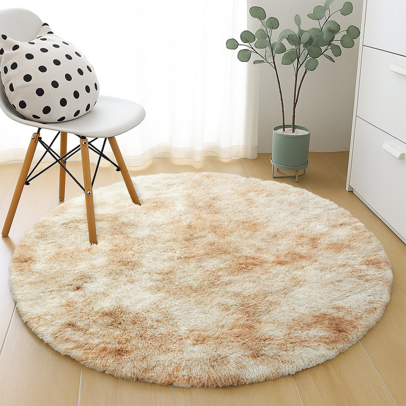 Allesia Standard Shag 120cm X 120cm Area Rug