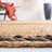 Dequawn Natural Fiber Hand Loomed Jute/Cotton Striped Rug in Brown-1139140966