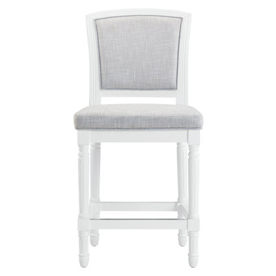 Tabouret de bar blanc 26 po Style