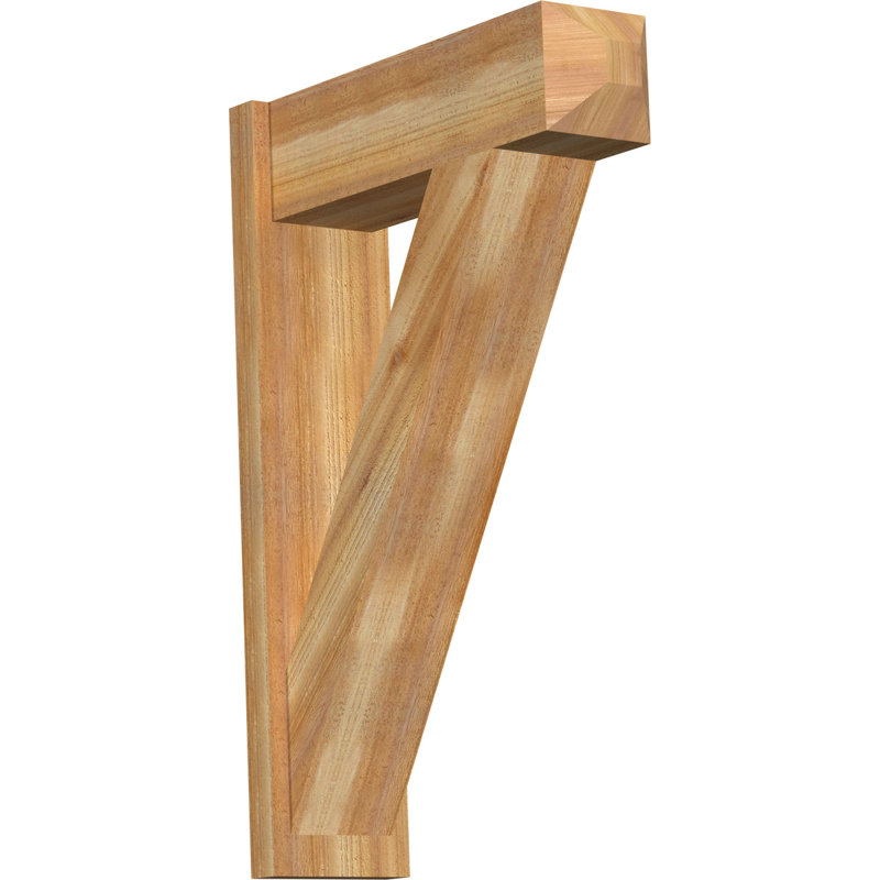 Artisan traditionnel en bois rustique, P 26 po x H 38 po, Cèdre rouge de l'Ouest de 8 po (sciage brut)