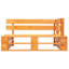 Adelbjrno Solid Wood Pine Outdoor Bench-1236590797