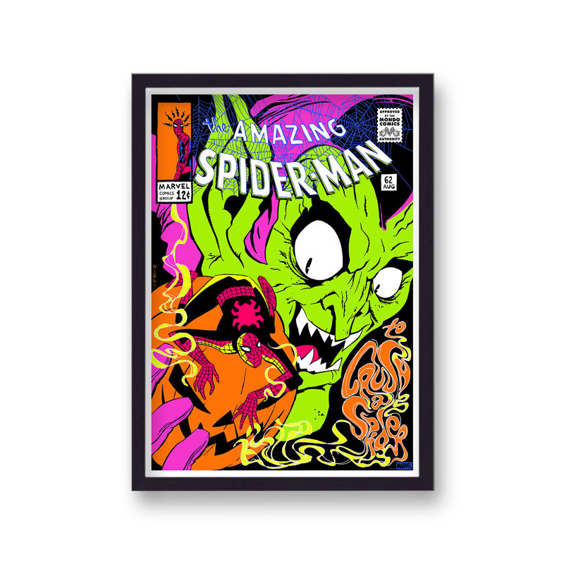 The Amazing Spiderman To Crush A Spider Green Goblin Reimagined Comic Book Cover - Single Picture Frame Print