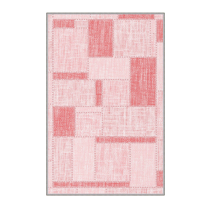 Stylish Hall Carpet (3.3 x 6.6 ft), 100% Polyester, 0.3 in Pile Height | Antibacterial, PVC Non-Slip Underside | 3D Digital Printing, Machine Washable | Perfect for Entryways & Living Spaces, Durable & Easy Care