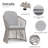 Rectangular Outdoor Dining Set With Cushions-1372905282-1372905343