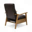 Fauteuil inclinable à accoudoirs en bois-1966182763