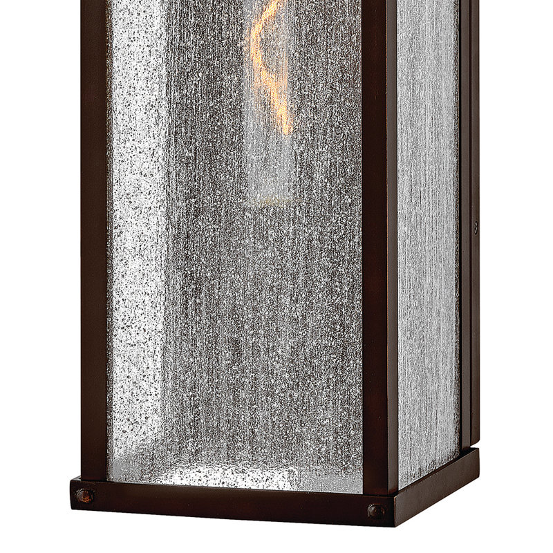 Beacon Hill 1-Light Outdoor Tall Wall Mount Lantern - LED Included, Blackened Copper