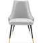 Chaise parsons capitonnée en velours-161837781
