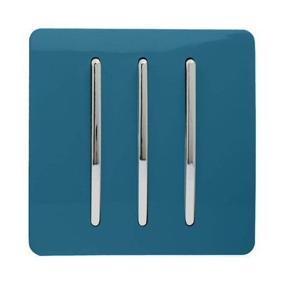 Trendi Switch 3 Gang 1 or 2 way Rocker Light Switch