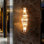 Applique murale en cristal avec longs cristaux oblongs
