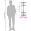 Mikayia Rectangular Metal Wall Mirror-269484440