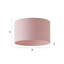 Drum Cotton Pendant Shade ( Screw On )-497528533-497528534