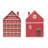 The Holiday Aisle® Wood 14.41 in. Multicolor Christmas Advent Calendar House Decor