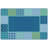 Patchwork Plattern Block KIDSoft Tufted Blue Area Rug-1969196999
