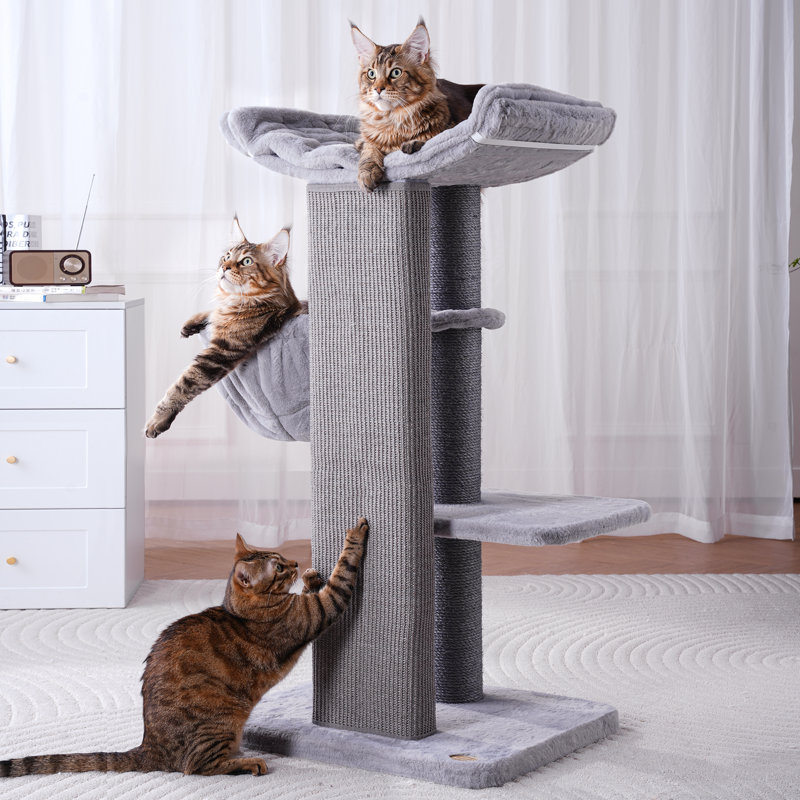Arbre à chat H 44,5 po Modern