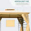 Villanueva 3m x 3m Metal Patio Gazebo