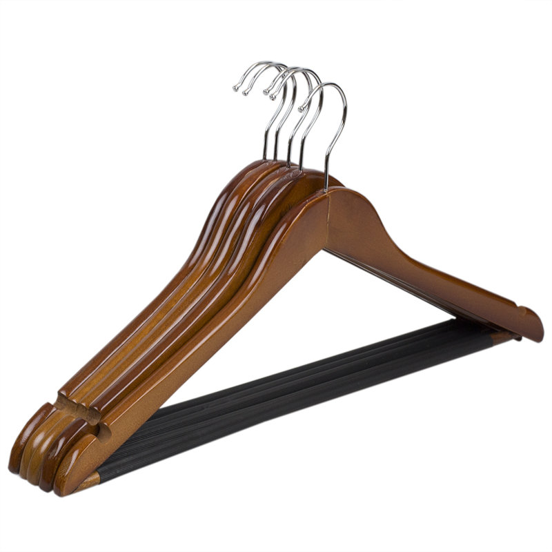 Cintre standard antidérapant, Chêne