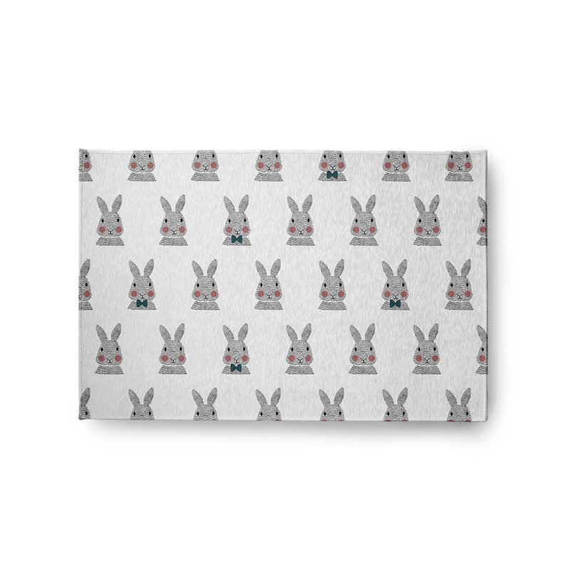 Tapis en chenille Bunny Fluffle, Rectangle 2 pi x 3 pi