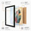 Layered Forms Botanical - Framed Print-1195352970-1195352964