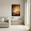 Ensemble de 1 tableau sur toile Lotus doré-129292395-129292401