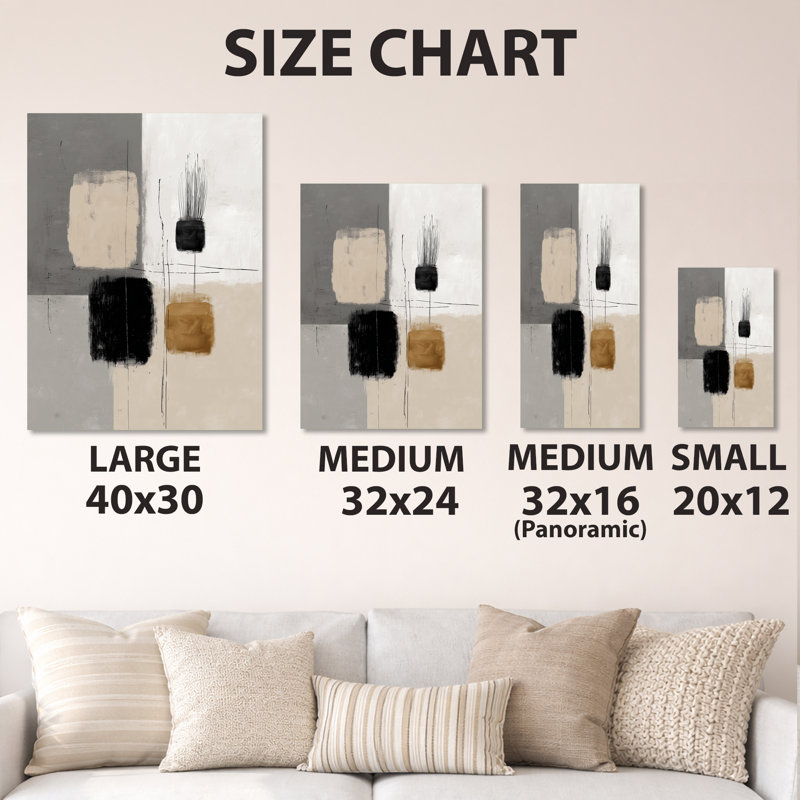Jahleah - Minimalisme abstrait, décoration murale en métal, 30" W x 40" H