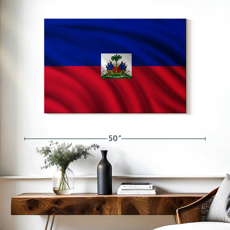 Drapeau d'Haïti Borges, H 26 po x l 39 po