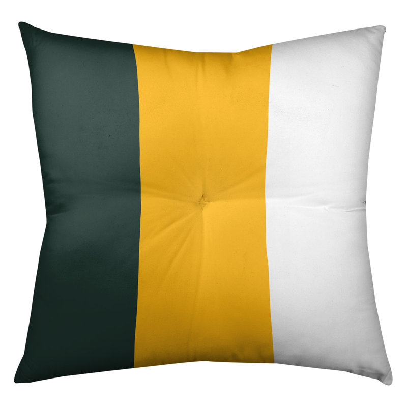  Coussin de sol touffeté, 30 po x 30 po, Jaune