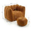 Canapé-lit carré confortable avec repose-pieds-123028590-100675069