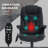 High Back Vibration Massage Office Chair with 6 Vibration Points, Heated Reclining with Remote-329390555