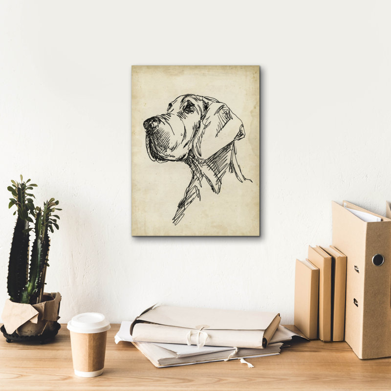 «Breed Study 6» par Ethan Harper, H 16 po x l 12 po x P 0,75 po