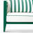 73.23 " W Straight Stainless Steel Loveseat with Cushions