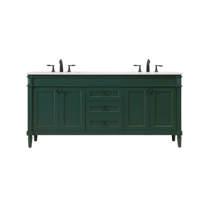 Readington 72'' Double Bathroom Vanity