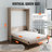 Murphy Bed Kit Twin Size Vertical Deluxe DIY Wall Bed Hardware Folding