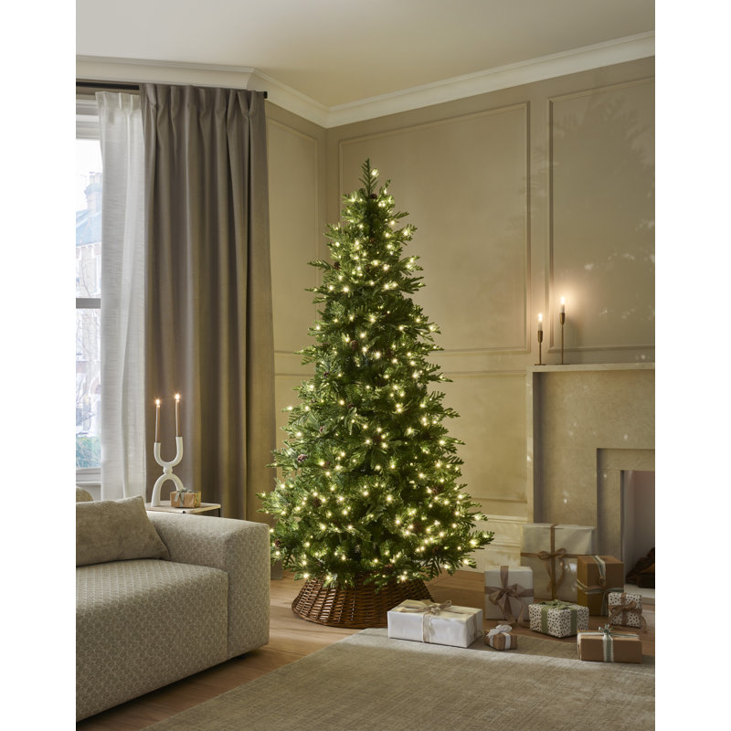 NORTHERN NOBEL - 7.5ft Christmas Tree wtih 8 Function Lights