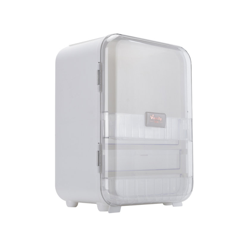 Plastic Makeup Organiser, White