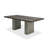 Cid Ari Dining Table, Rectangular Top, Gray