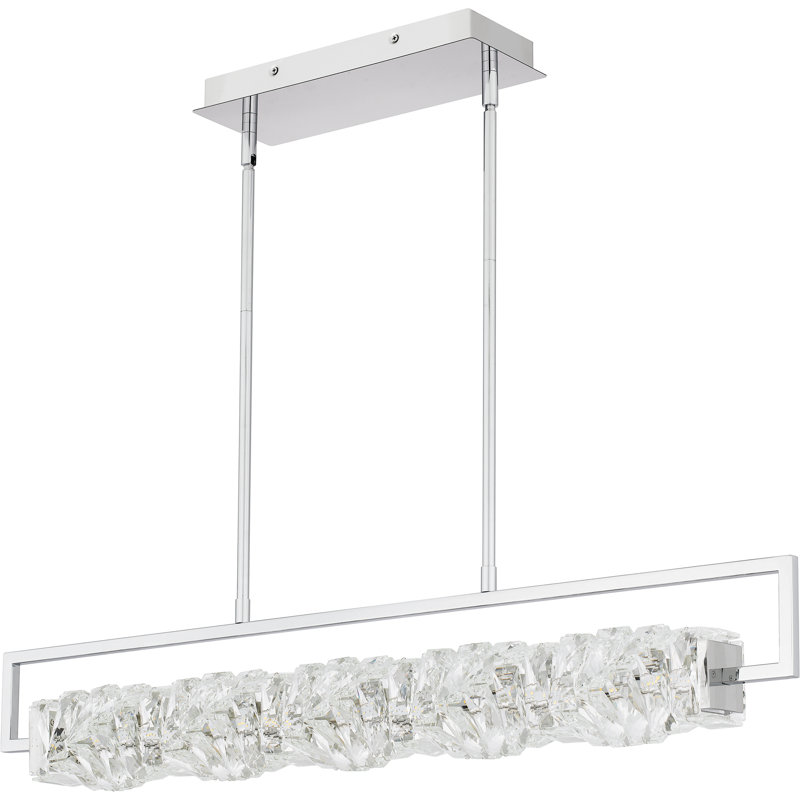 Dainah Integrated LED Polished Chrome Island Light