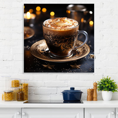 «Brown Brew Brilliance Coffee I» - art mural café