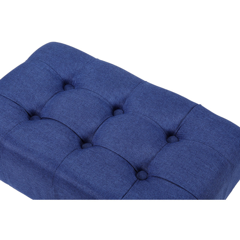 Repose-pieds BirdRock Home, Or, Black Linen