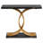 39 in Gold Console Table, Modern Desk Behind the Couch, Wood Rectangle Entrance Desk, Narrow Long Sofa Table Accent Stand with Metal Legs for Hallway, Bedroom, Living Room, Foyer, Easy Assembly