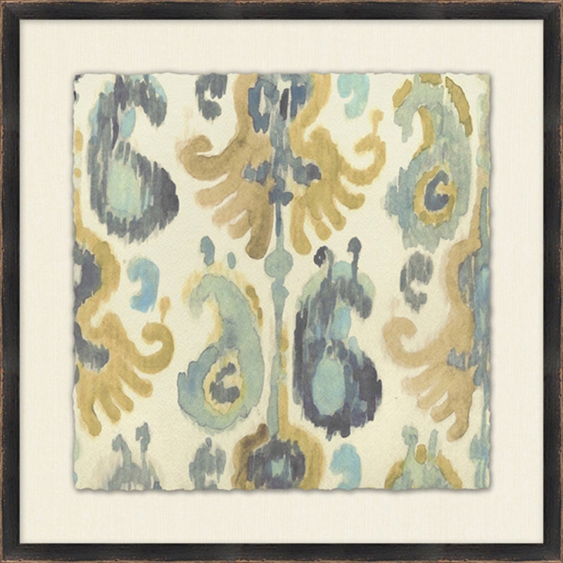Neutral Ikat Study 5 Painting