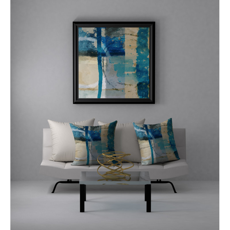 Coussin décoratif carrée éclatante, 24 po x 24 po
